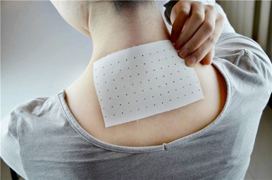 Anesthesia patch for back