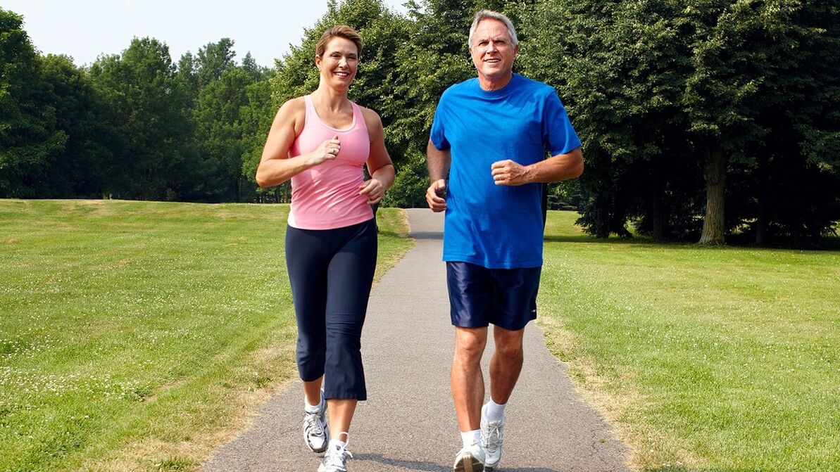 Jogging and breathing fresh air helps prevent joint pain